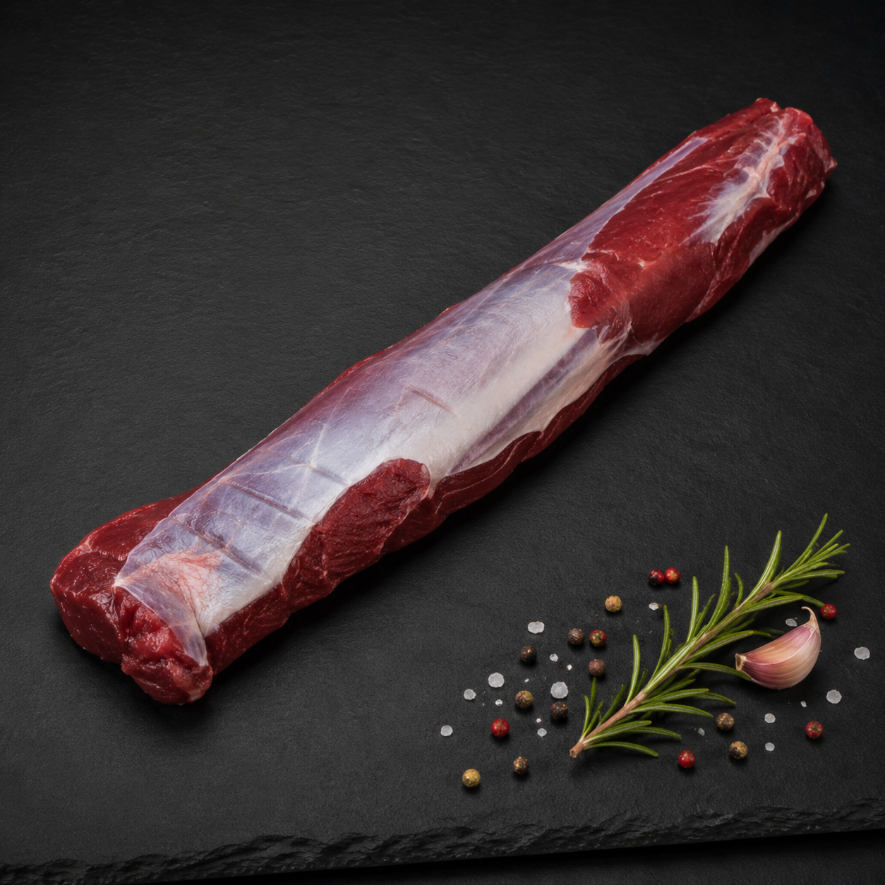 Hirschkalbsrücken ohne Knochen ca. 1 kg Strang