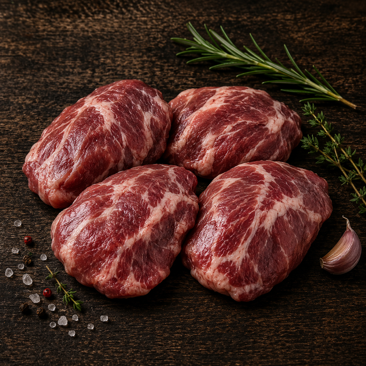 IBERICO Schweinebäckchen (8-12 Stück) ca. 1 kg Beutel